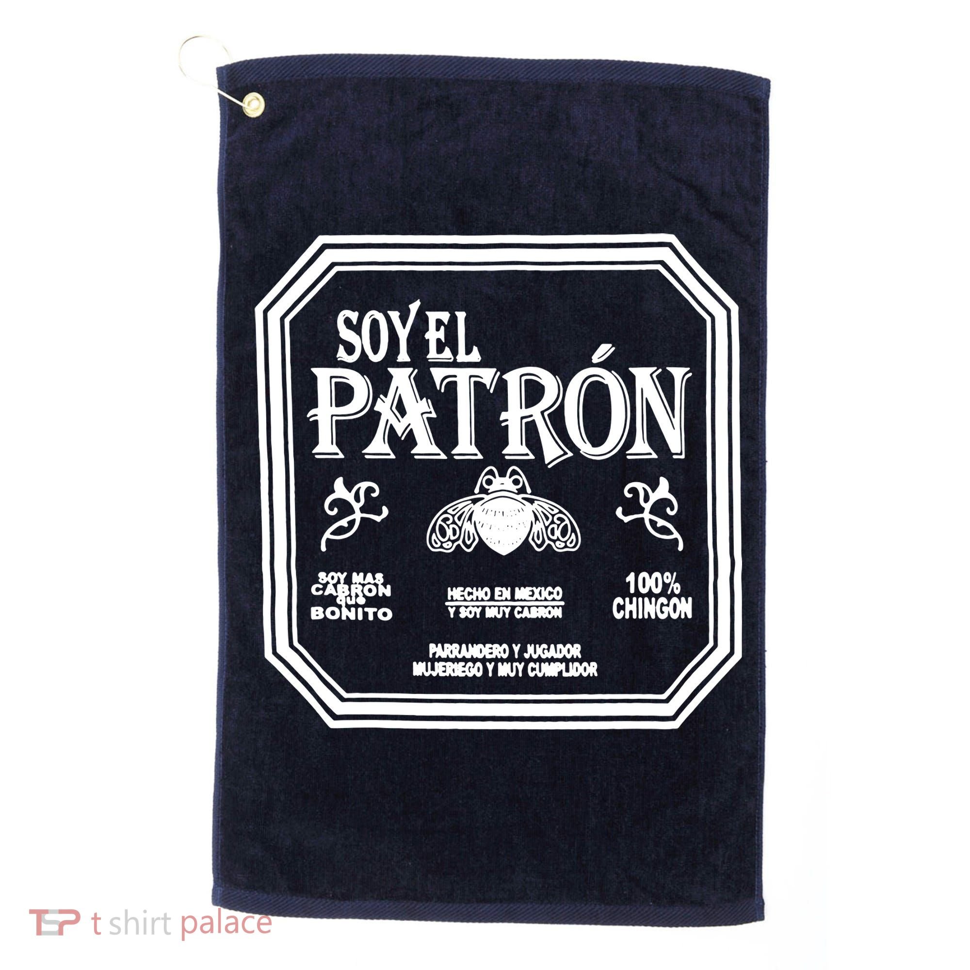 SOY EL PATRON LATINO FUNNY Golf Towel