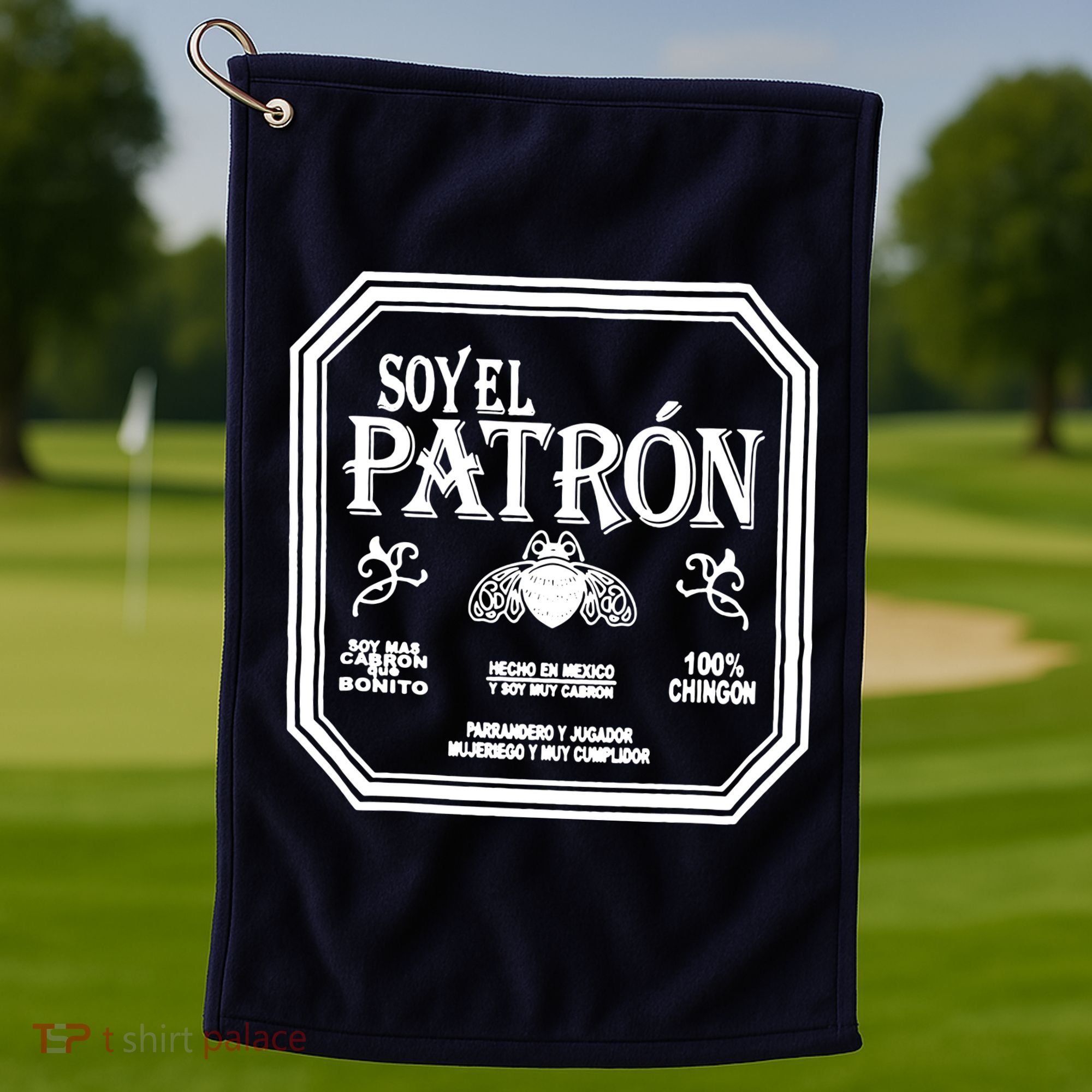 SOY EL PATRON LATINO FUNNY Golf Towel