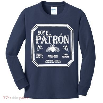 SOY EL PATRON LATINO FUNNY Kids Long Sleeve Shirt