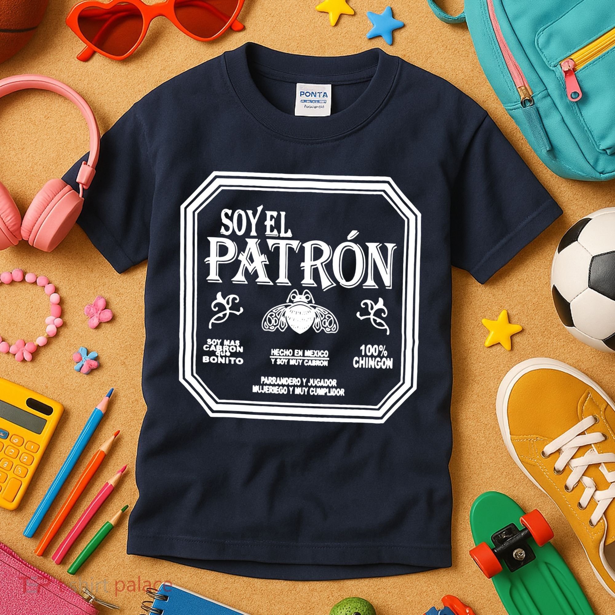 SOY EL PATRON LATINO FUNNY Kids T-Shirt