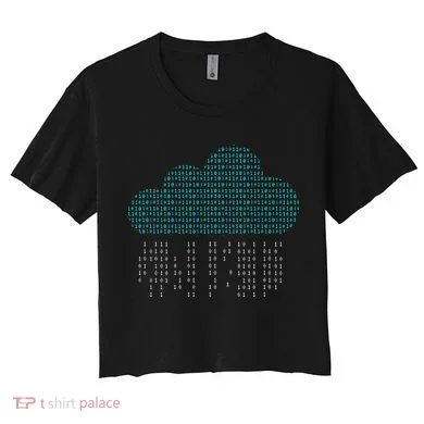 Software Engineer Programming Computer Developer Coder Women's Crop Top Tee