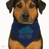 Software Engineer Programming Computer Developer Coder USA-Made Doggie Bandana thumb 1