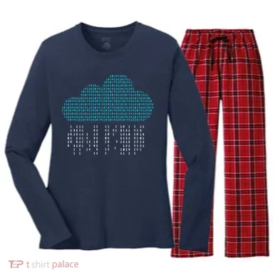 Software Engineer Programming Computer Developer Coder Women's Long Sleeve Flannel Pajama Set