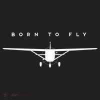 Single Engine Prop Airplane Meaningful Gift Born To Fly Gift Women's Sweatshirt thumb 2