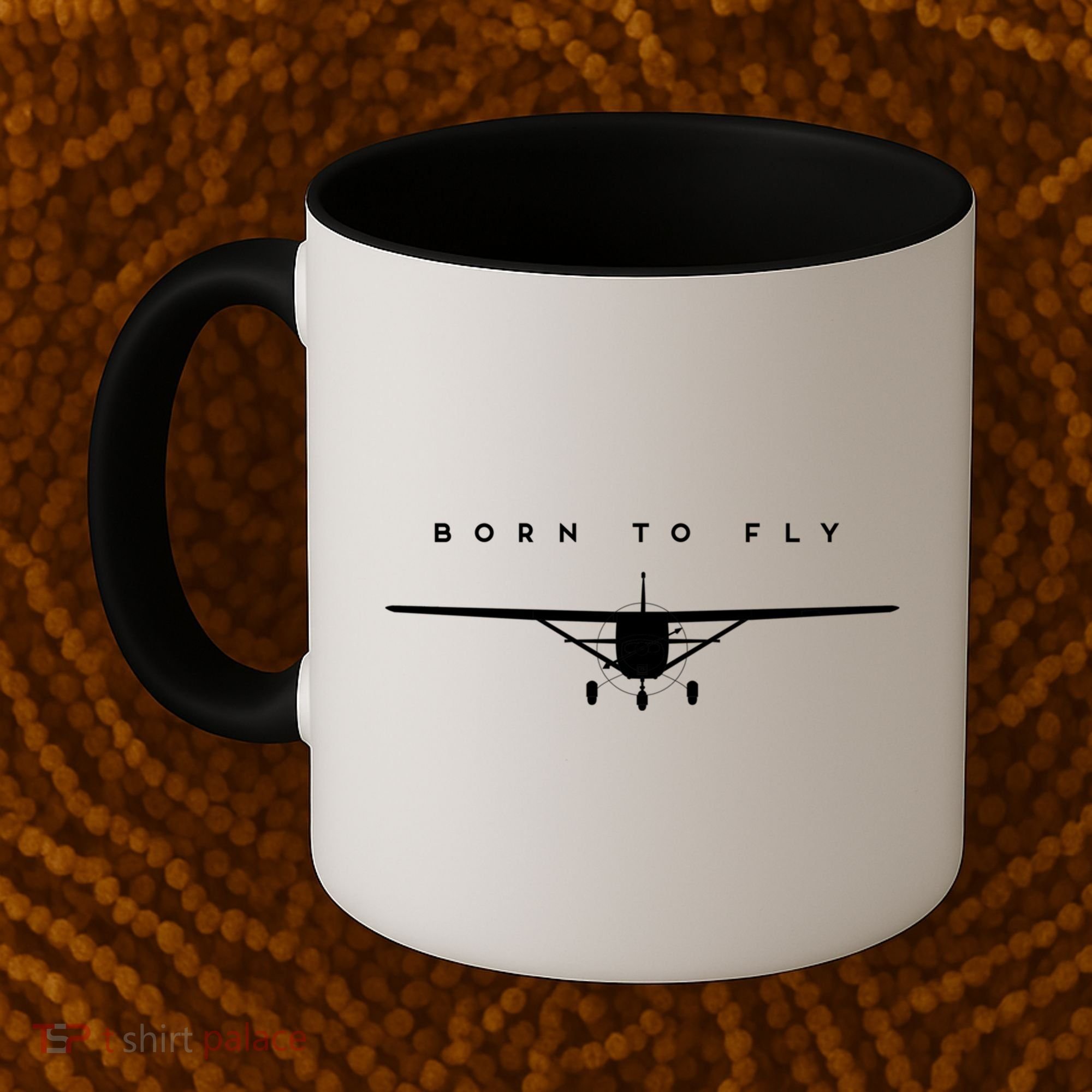 Single Engine Prop Airplane Meaningful Gift Born To Fly Gift Coffee Mug