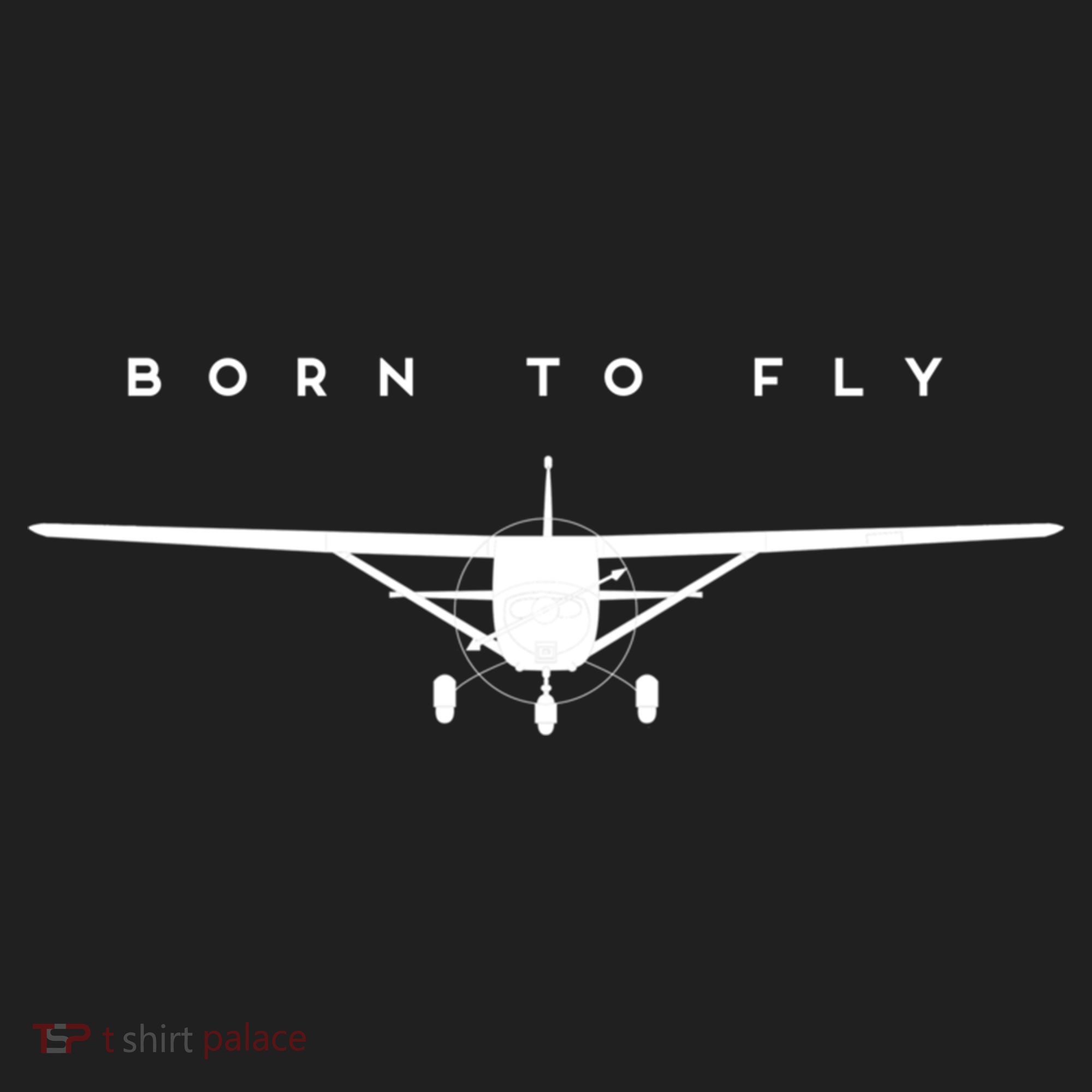 Single Engine Prop Airplane Meaningful Gift Born To Fly Gift Beanie