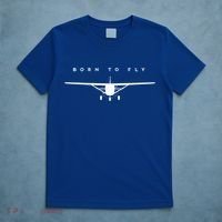 Single Engine Prop Airplane Meaningful Gift Born To Fly Gift T-Shirt thumb 5