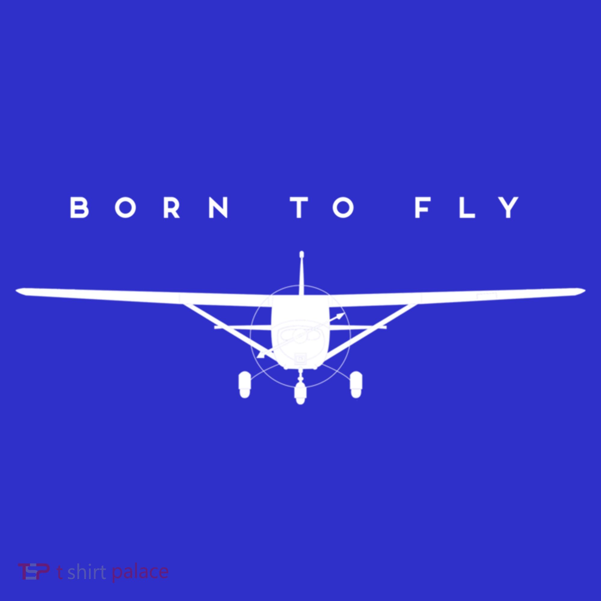Single Engine Prop Airplane Meaningful Gift Born To Fly Gift Mousepad