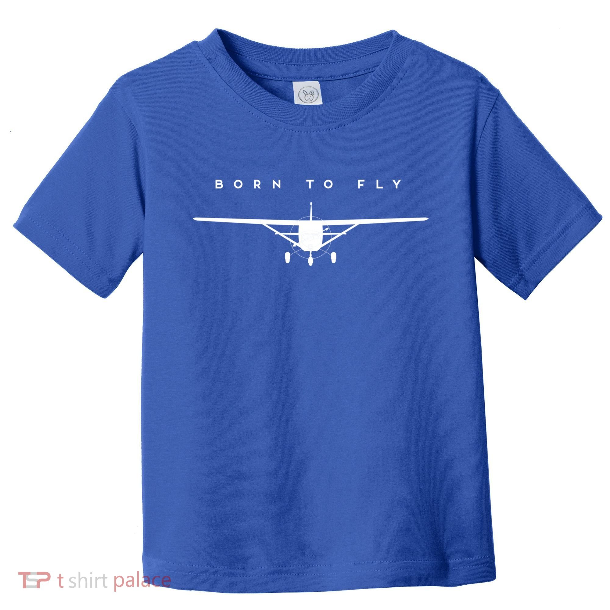 Single Engine Prop Airplane Meaningful Gift Born To Fly Gift Toddler T-Shirt