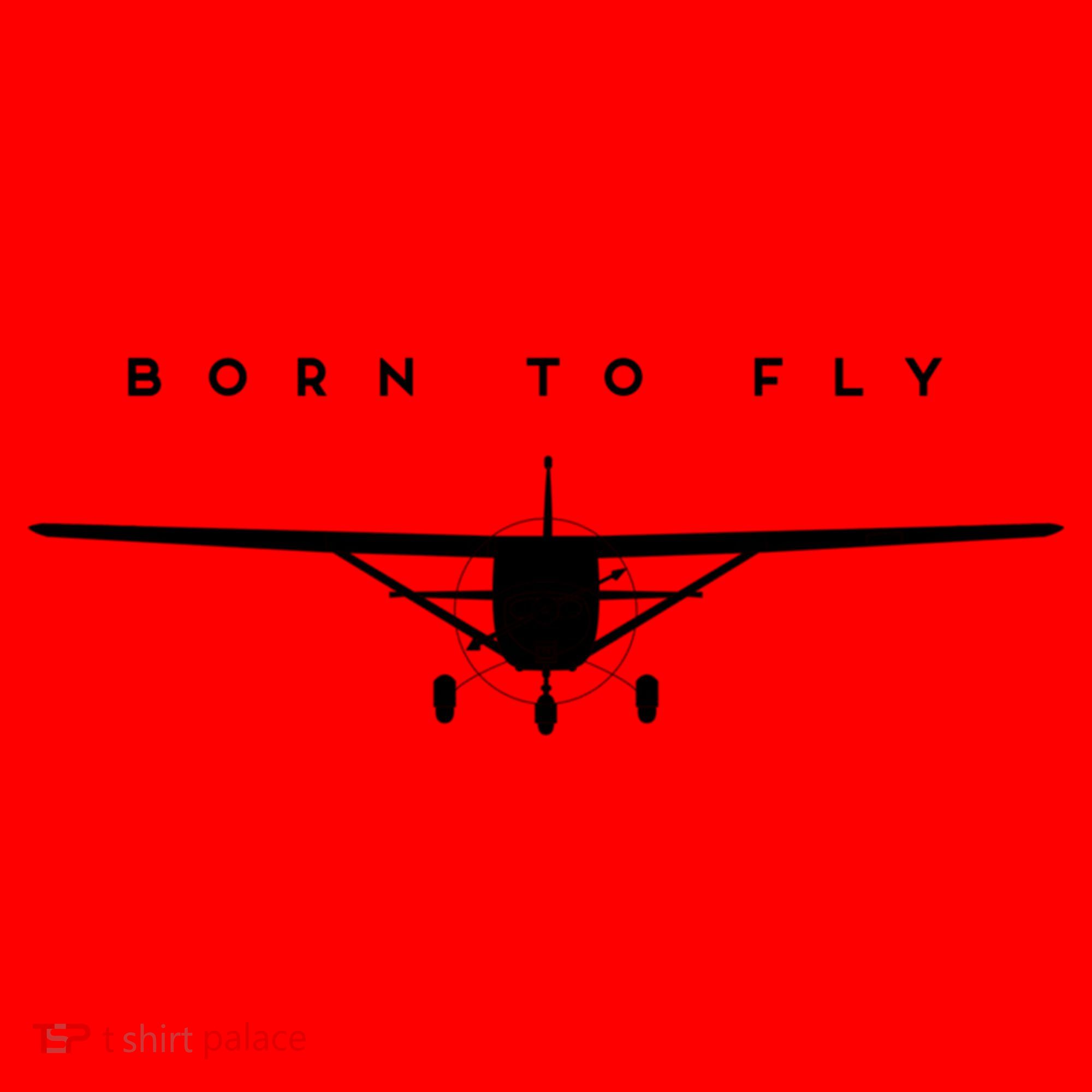 Single Engine Prop Airplane Meaningful Gift Born To Fly Gift Santa Hat