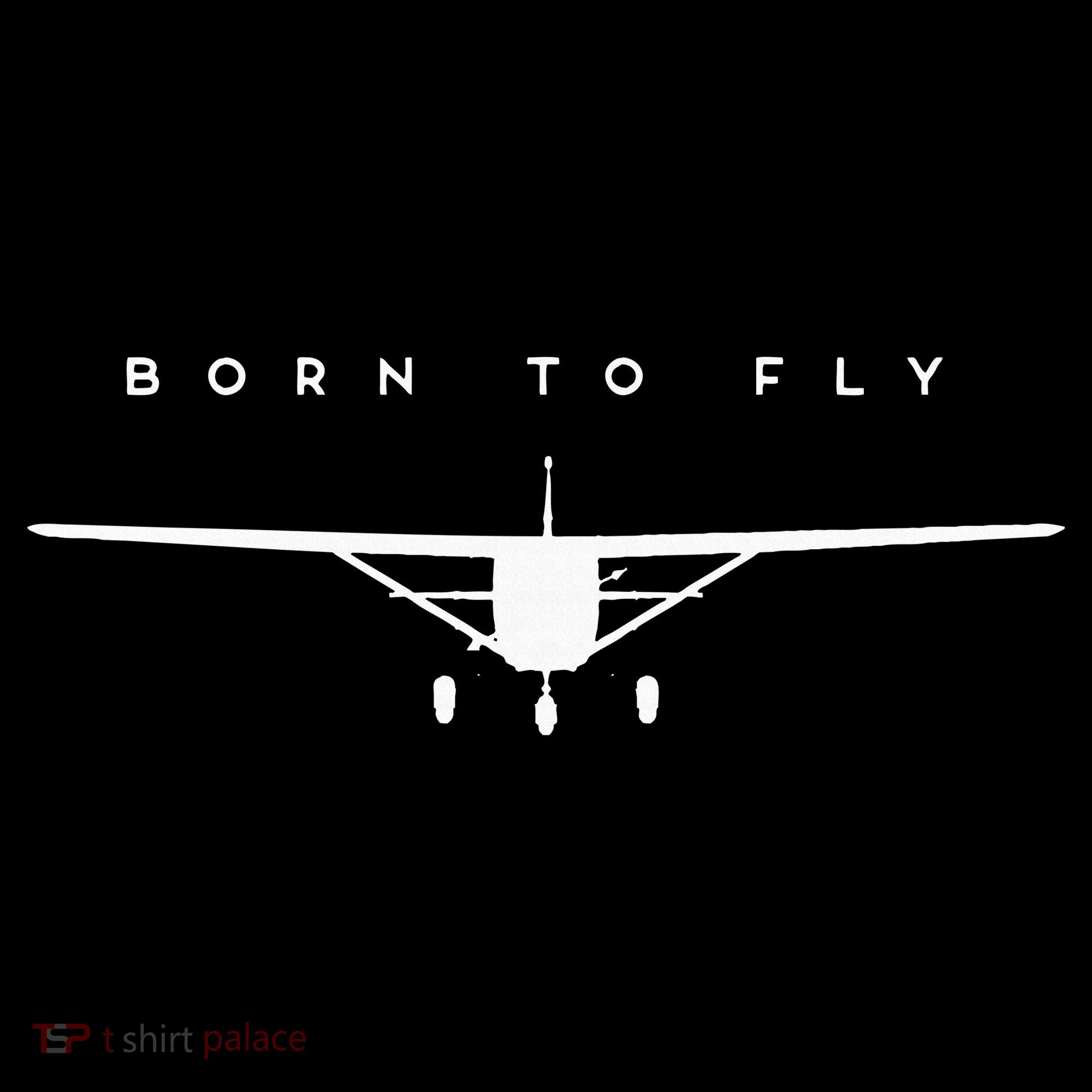 Single Engine Prop Airplane Born to Fly Bucket Hat