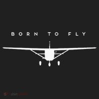 Single Engine Prop Airplane Born to Fly Hat thumb 2
