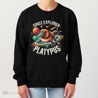 Space Explorer Platypus Platypus VenomPlatypus Flosser Women's Sweatshirt thumb 0