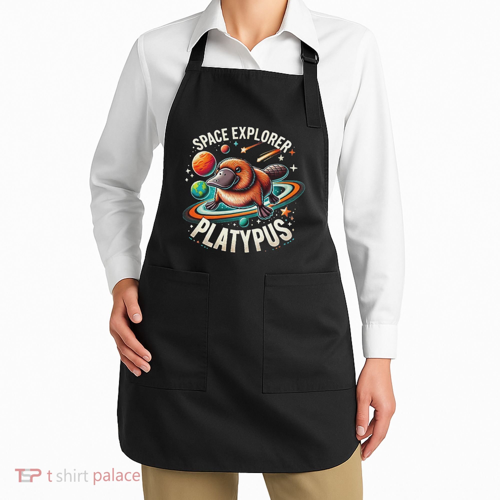 Space Explorer Platypus Platypus VenomPlatypus Flosser Apron