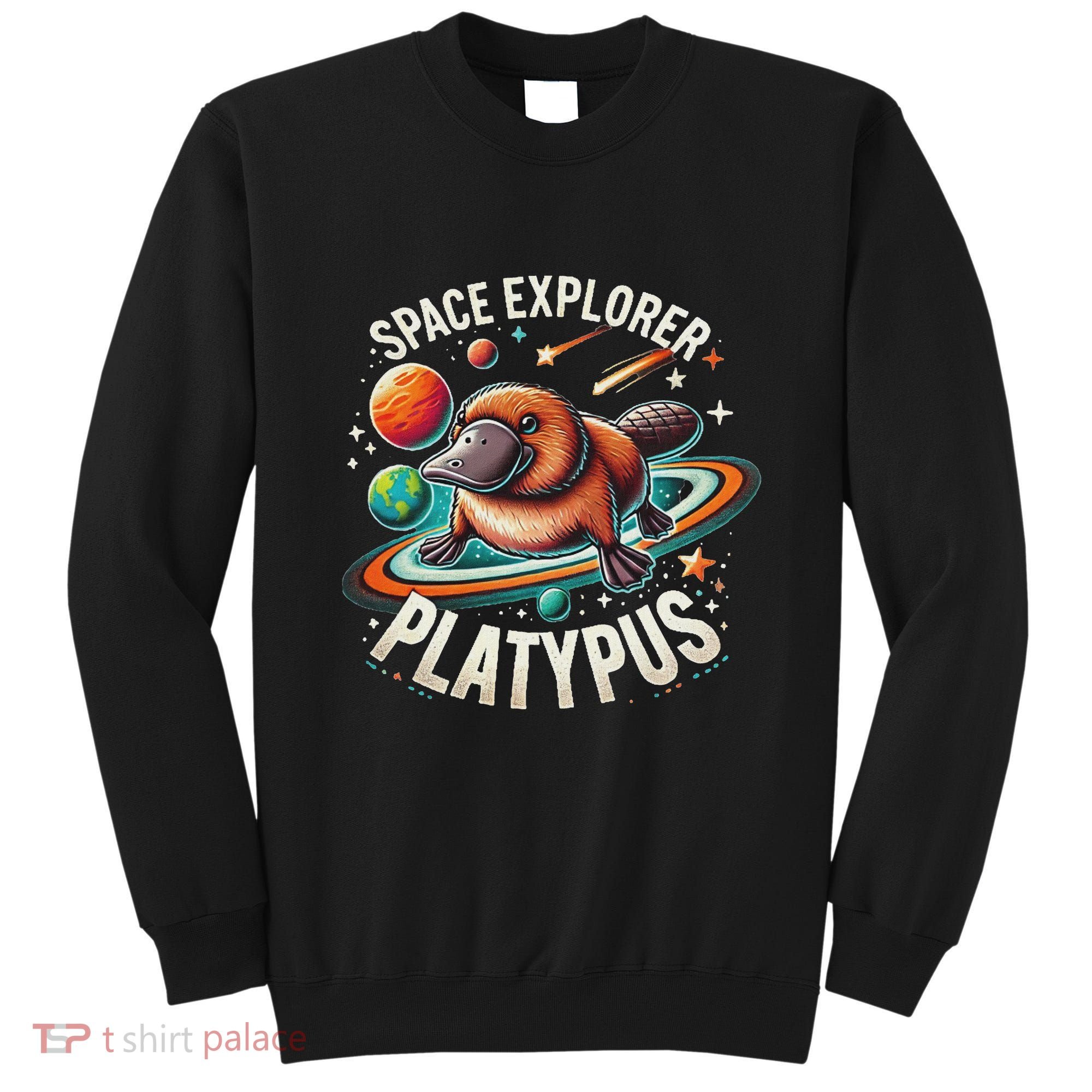 Space Explorer Platypus Platypus VenomPlatypus Flosser Sweatshirt