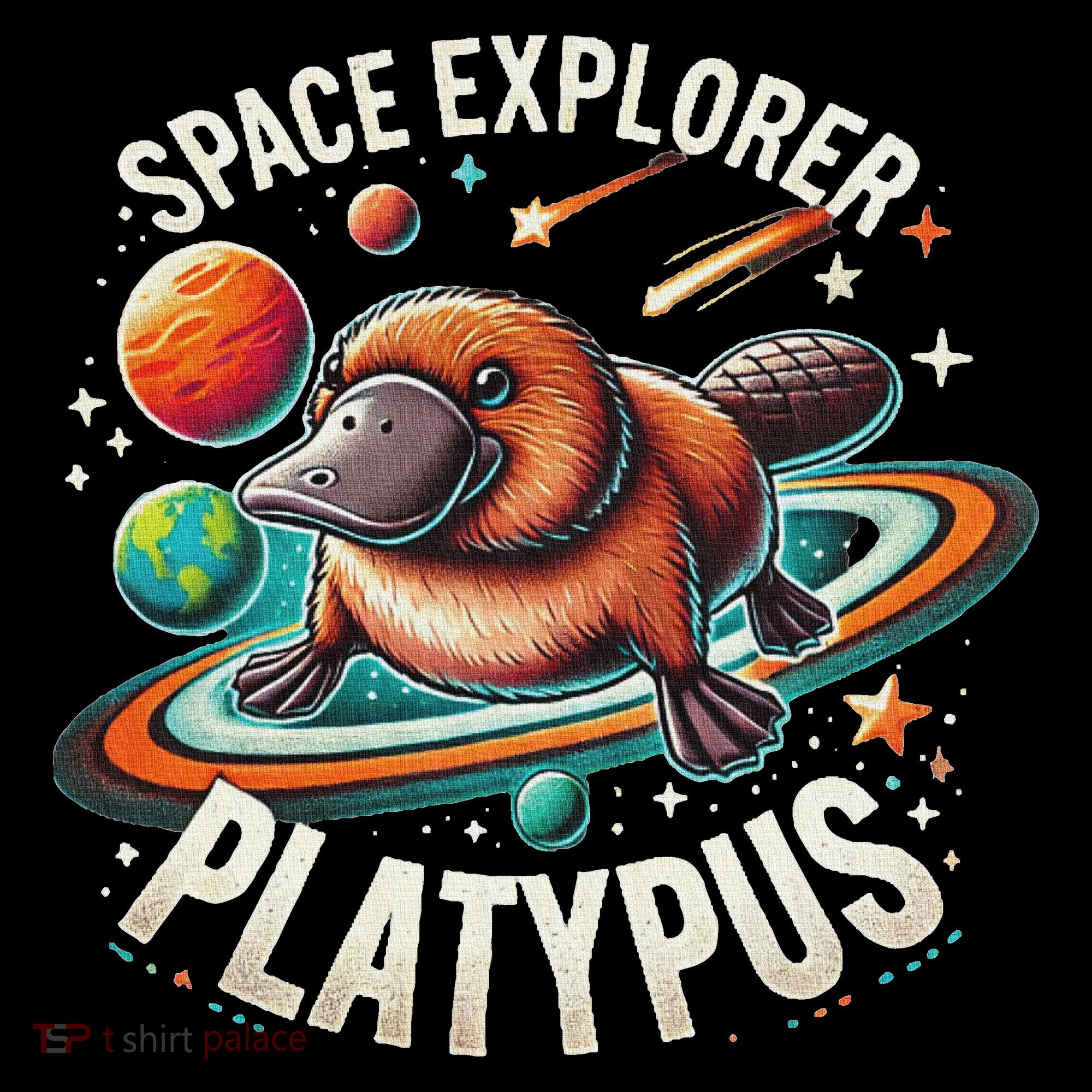 Space Explorer Platypus Platypus VenomPlatypus Flosser Sweatshirt