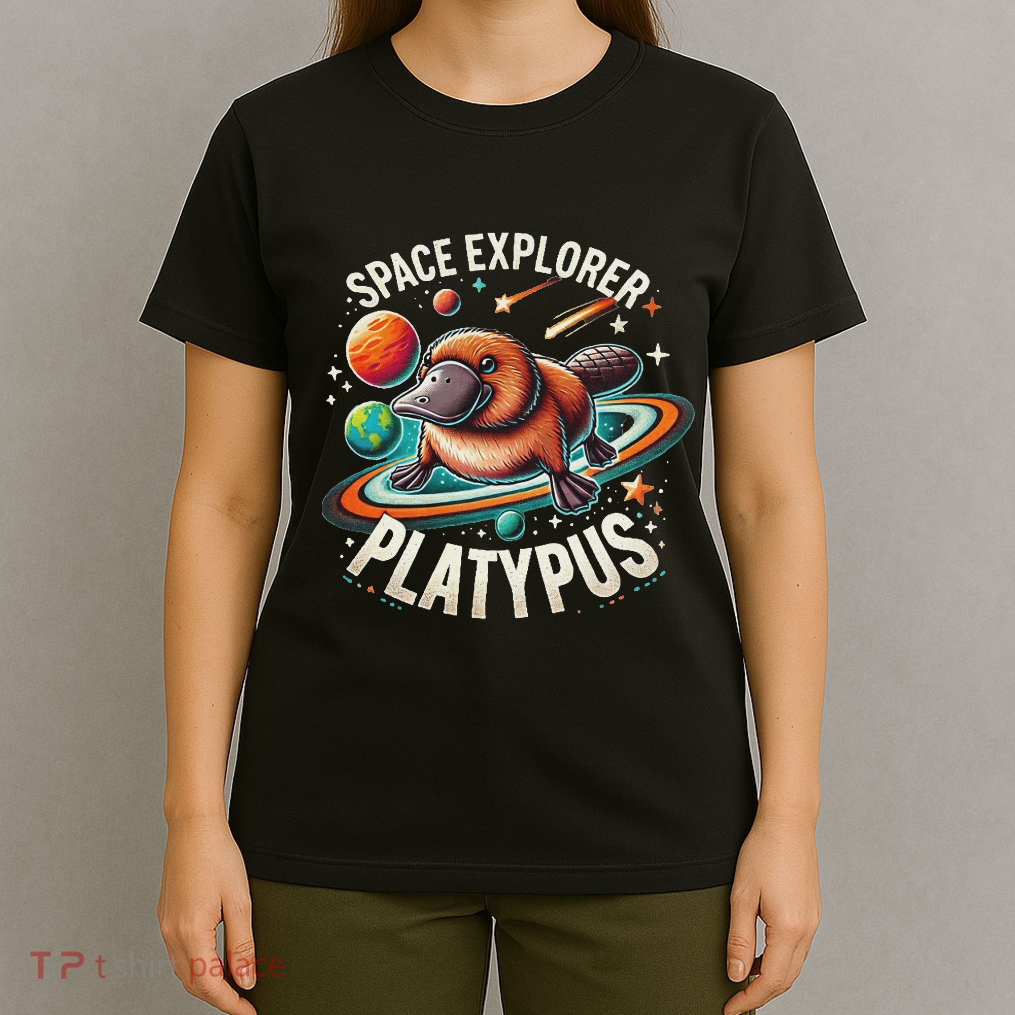 Space Explorer Platypus Platypus VenomPlatypus Flosser T-Shirt