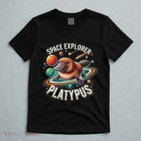 Space Explorer Platypus Platypus VenomPlatypus Flosser T-Shirt thumb 5