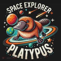 Space Explorer Platypus Platypus VenomPlatypus Flosser Bucket Hat thumb 4
