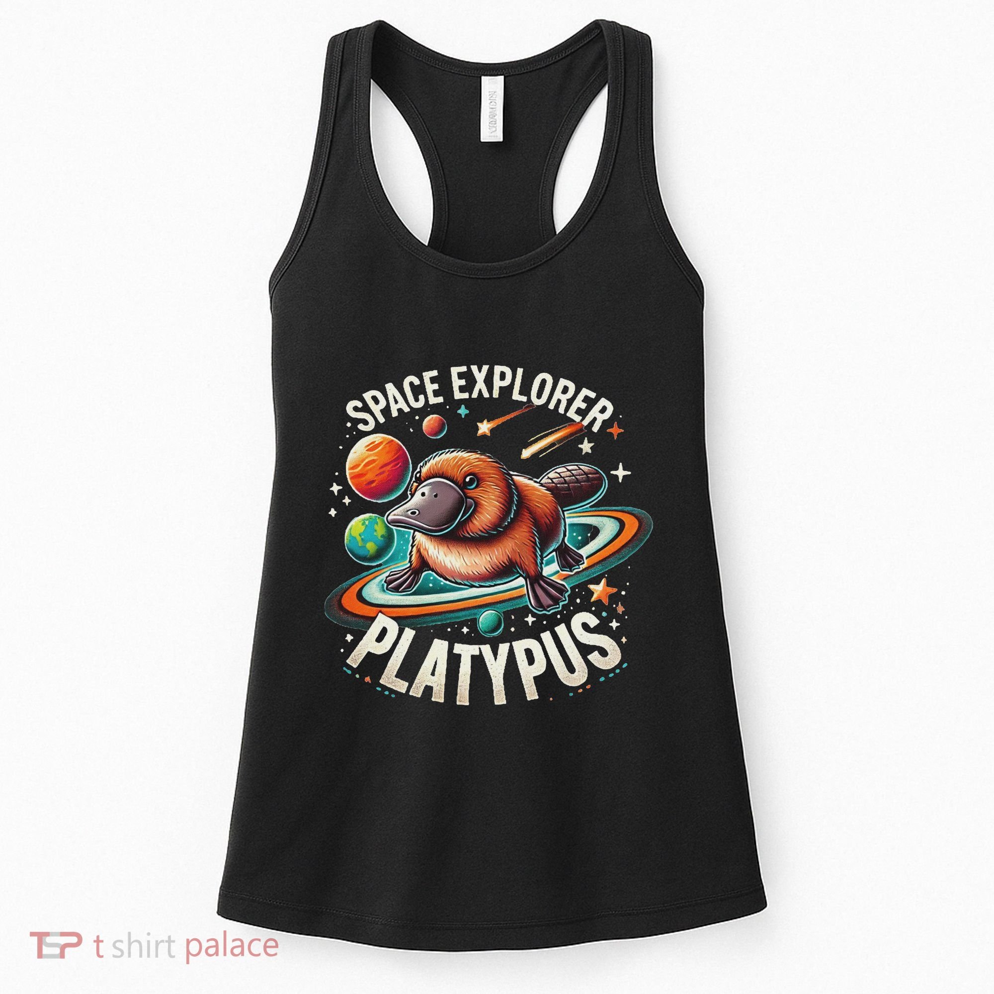 Space Explorer Platypus Platypus VenomPlatypus Flosser Women's Tank Top