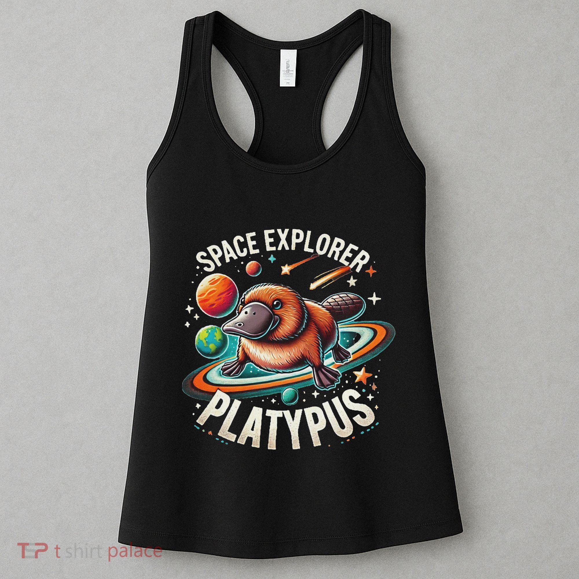Space Explorer Platypus Platypus VenomPlatypus Flosser Women's Tank Top