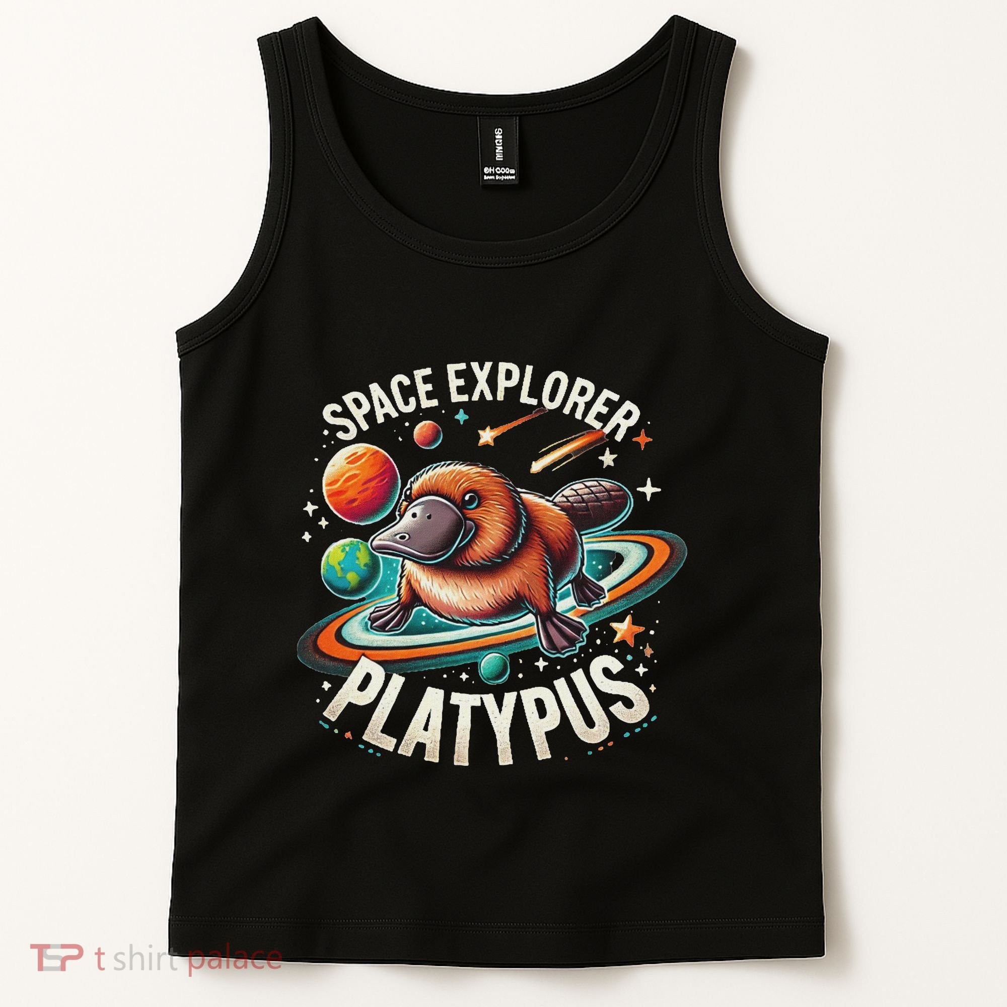 Space Explorer Platypus Platypus VenomPlatypus Flosser Tank Top