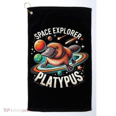 Space Explorer Platypus Platypus VenomPlatypus Flosser Golf Towel