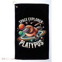 Space Explorer Platypus Platypus VenomPlatypus Flosser Golf Towel thumb 0