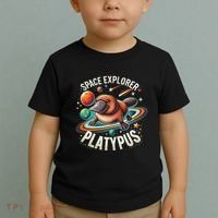 Space Explorer Platypus Platypus VenomPlatypus Flosser Toddler T-Shirt thumb 2