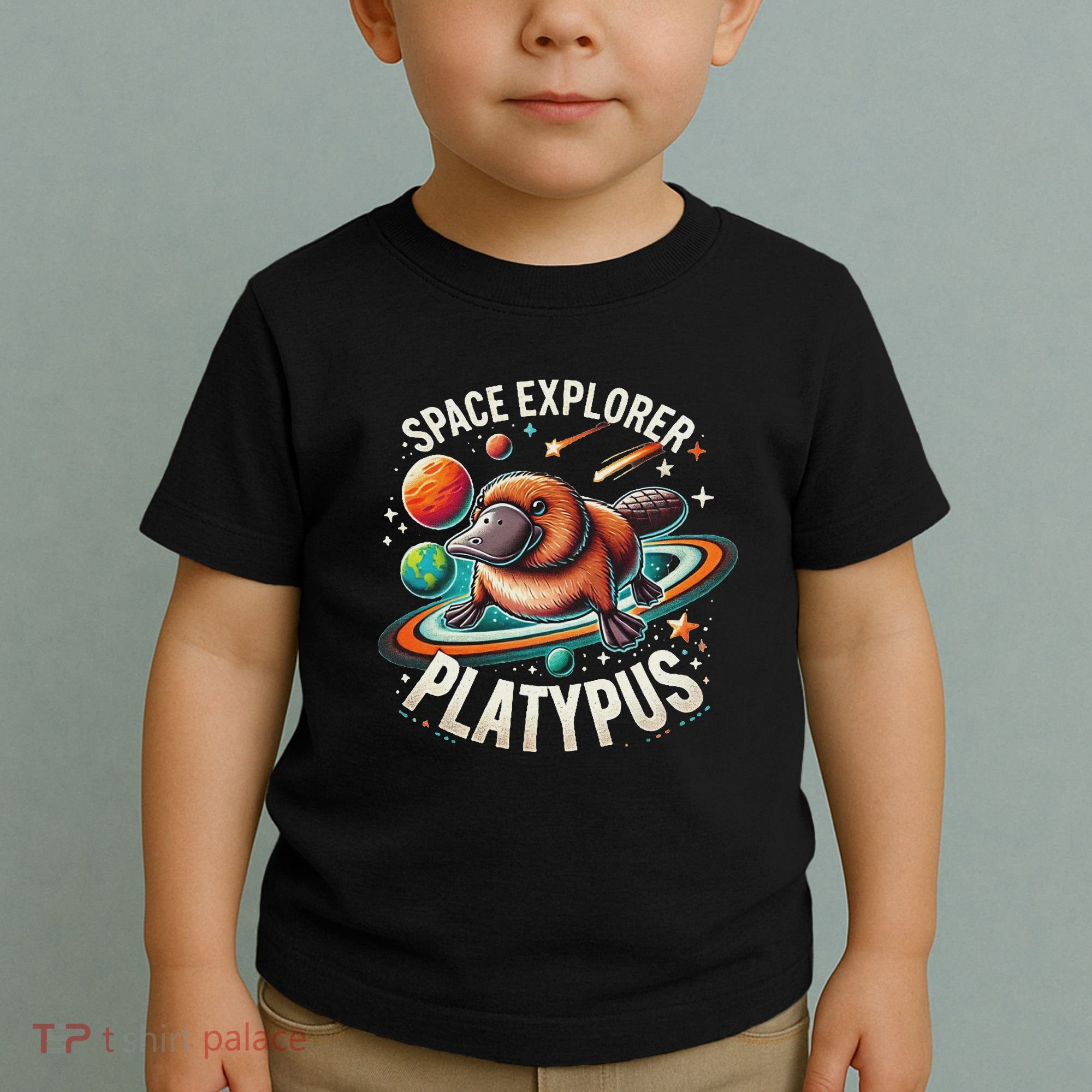 Space Explorer Platypus Platypus VenomPlatypus Flosser Toddler T-Shirt