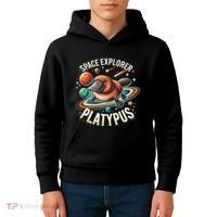 Space Explorer Platypus Platypus VenomPlatypus Flosser Kids Hoodie thumb 4
