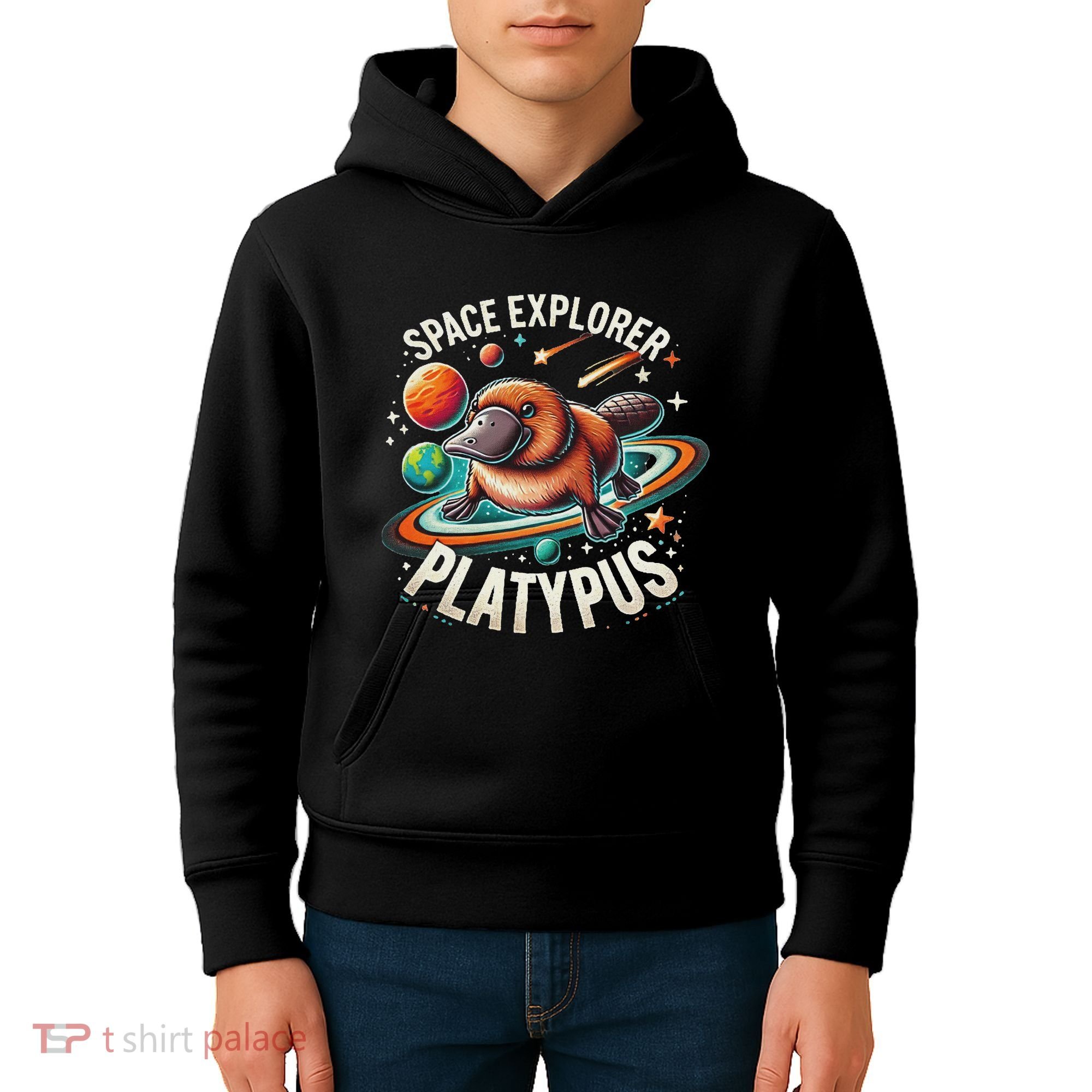 Space Explorer Platypus Platypus VenomPlatypus Flosser Kids Hoodie