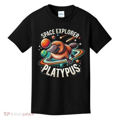 Space Explorer Platypus Platypus VenomPlatypus Flosser Kids T-Shirt