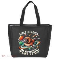 Space Explorer Platypus Platypus VenomPlatypus Flosser Tote Bag thumb 0