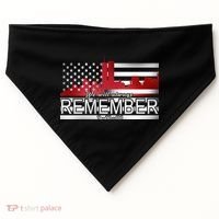 September 11th We Will Always Remember 9-11-01 USA-Made Doggie Bandana thumb 0