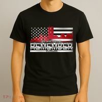 September 11th We Will Always Remember 9-11-01 T-Shirt thumb 3