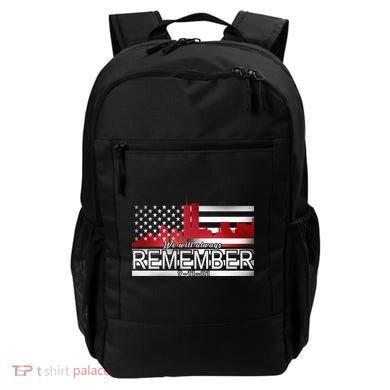 September 11th We Will Always Remember 9-11-01 Backpack