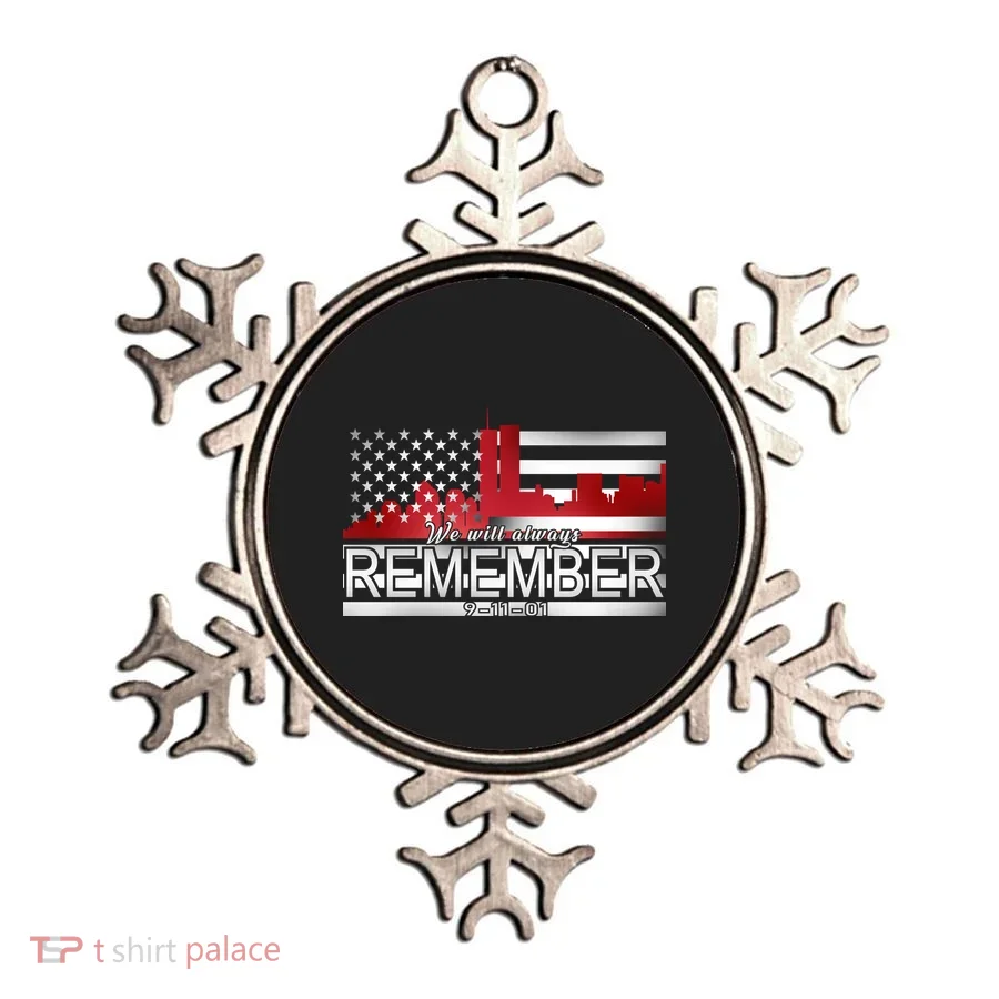 September 11th We Will Always Remember 9-11-01 Ornament