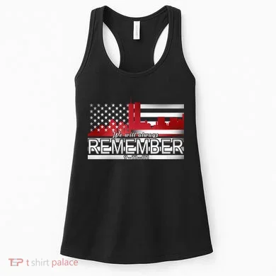 September 11th We Will Always Remember 9-11-01 Women's Tank Top