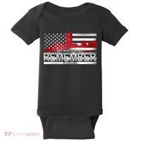 September 11th We Will Always Remember 9-11-01 Baby Bodysuit thumb 0