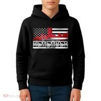 September 11th We Will Always Remember 9-11-01 Kids Hoodie thumb 4