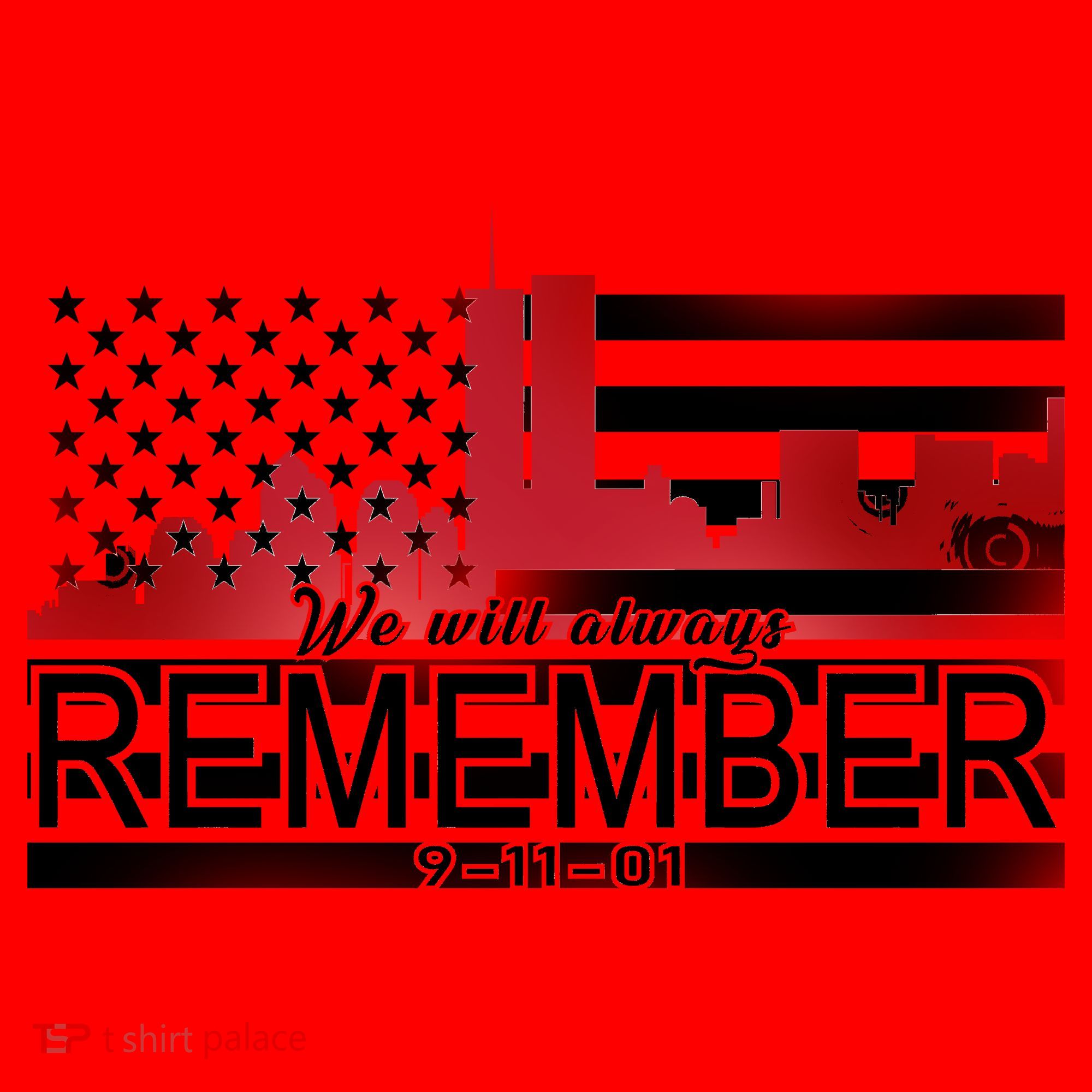 September 11th We Will Always Remember 9-11-01 Santa Hat
