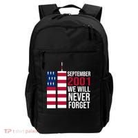 September 2001 We Will Never Forgot 20Th Anniversary 9-11 Backpack thumb 0