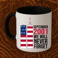 September 2001 We Will Never Forgot 20Th Anniversary 9-11 Coffee Mug thumb 2