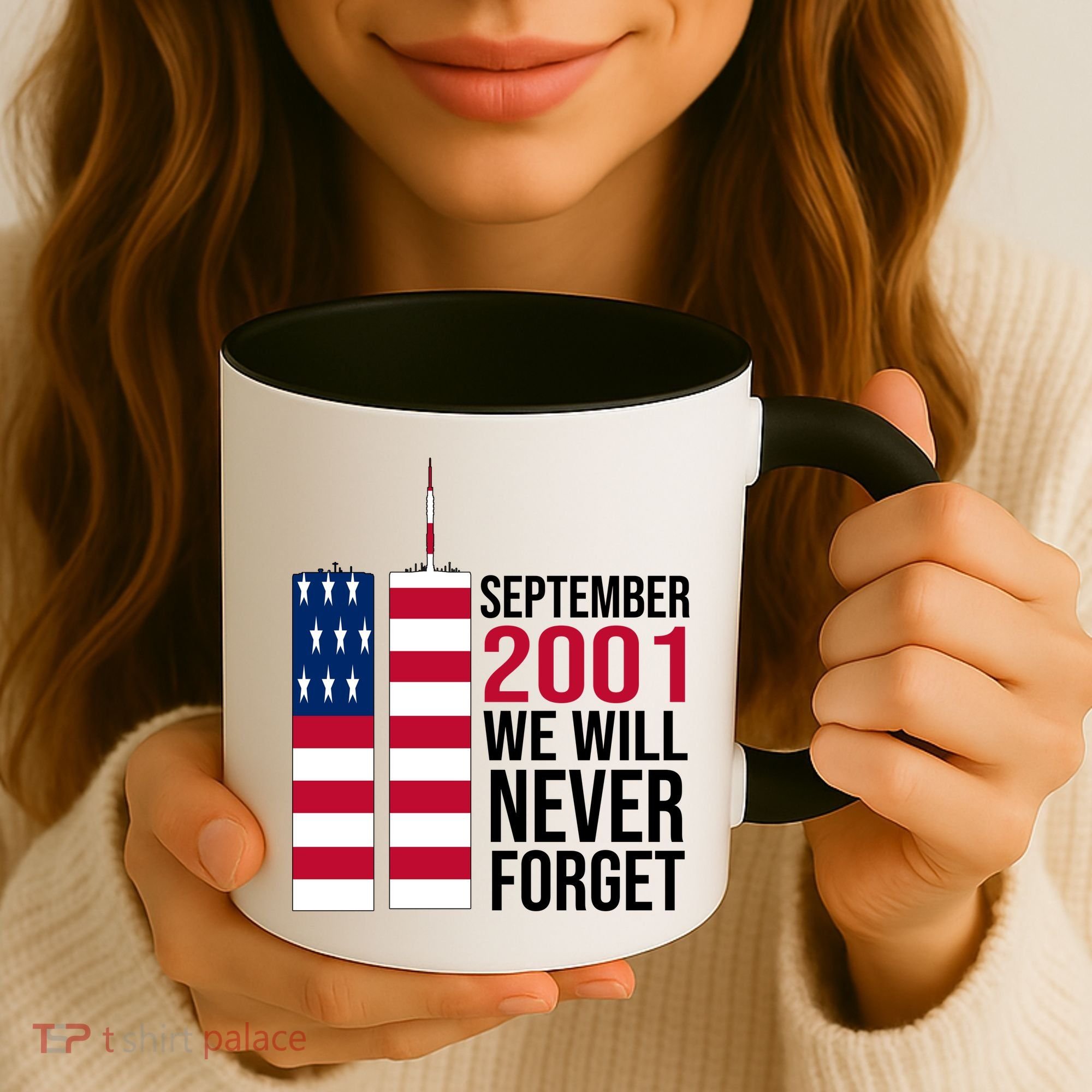 September 2001 We Will Never Forgot 20Th Anniversary 9-11 Coffee Mug