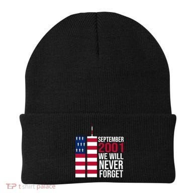 September 2001 We Will Never Forgot 20Th Anniversary 9-11 Beanie