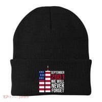 September 2001 We Will Never Forgot 20Th Anniversary 9-11 Beanie thumb 0
