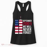 September 2001 We Will Never Forgot 20Th Anniversary 9-11 Women's Tank Top thumb 0