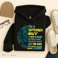 September Birthday Guy Has 3 Sides Sweet Funny Crazy  Hoodie thumb 4