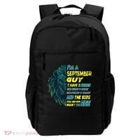 September Birthday Guy Has 3 Sides Sweet Funny Crazy  Backpack thumb 0